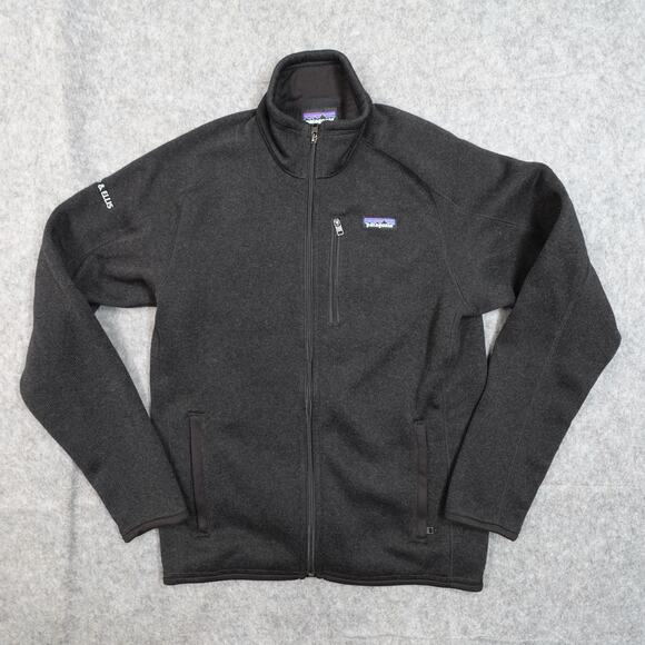 Patagonia Other - Patagonia Jacket Mens Small Better Sweater Full Zip Black Logo Fleece Knit